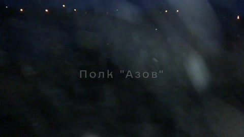 The gunners of the Azov Regiment are sending a fiery greeting to the occupants