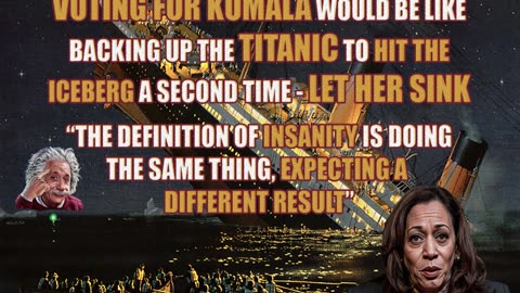 VOTING FOR KUMALA WOULD BE LIKE BACKING UP THE TITANIC TO HIT THE ICEBERG A SECOND TIME