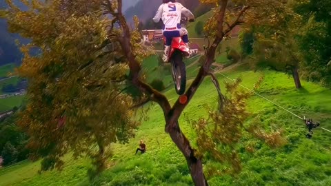 Beautiful nature bike stunt 👌