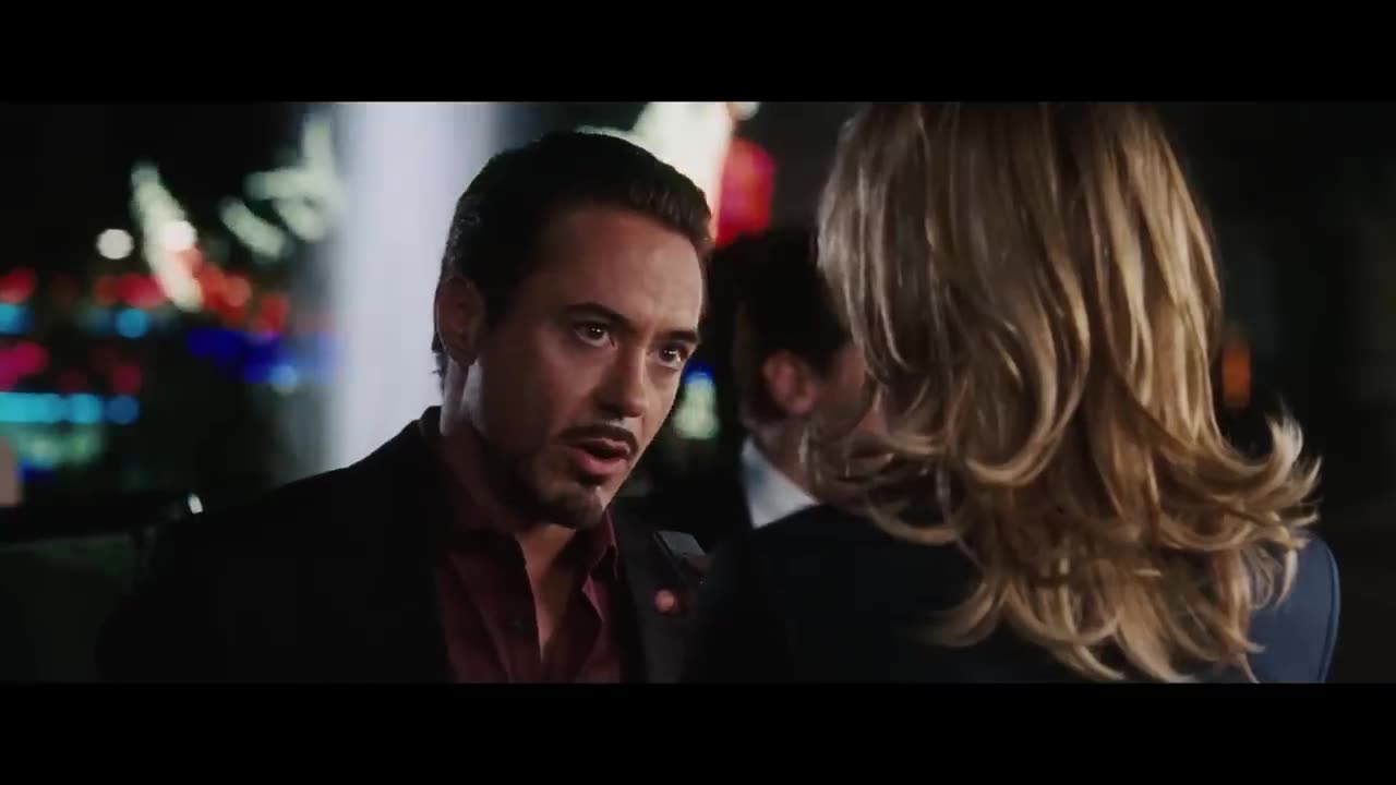 Tony Stark Meets Christine Everhart - Iron Man (2008) Movie CLIP HD