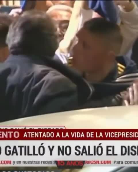 Gun Jams During Assassination Attempt on Argentinian VP