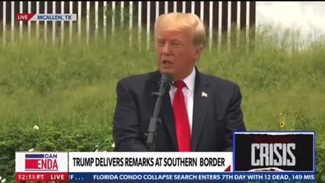 TRUMP FULL SPEECH AT THE TEXAS BORDER 6/30/21