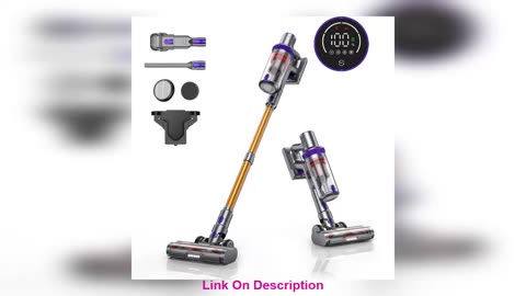 Get 400W 33000PA Suction Power Handheld Cordless Wireless