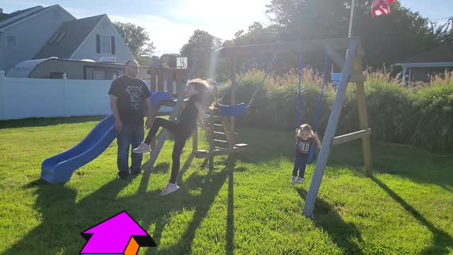 Jumping Off the Swing