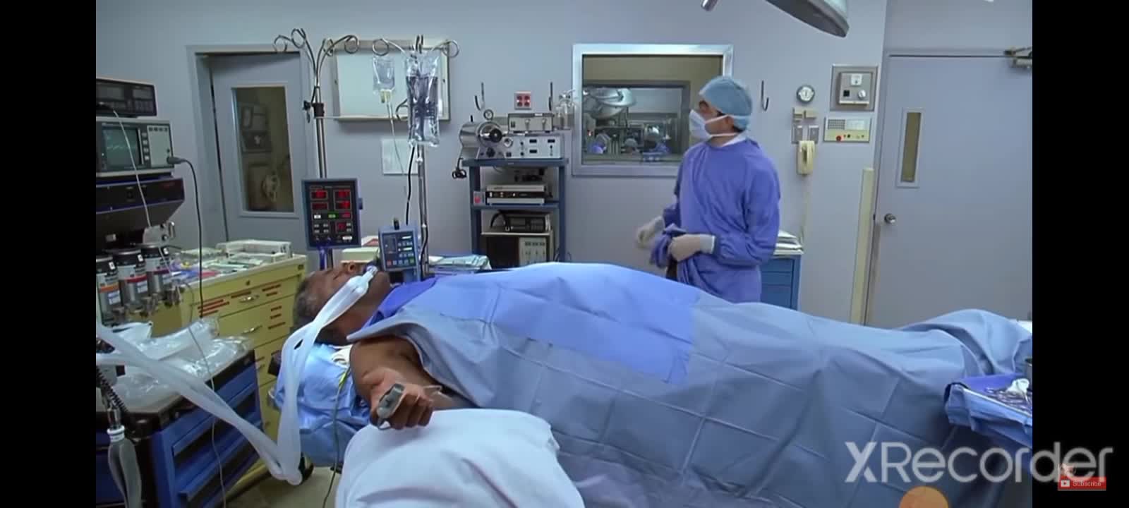 Mrbean in hospital