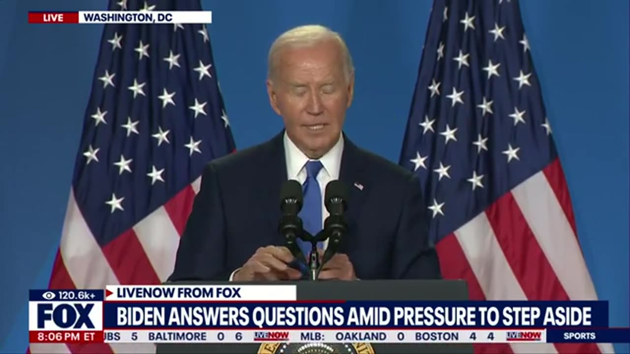 WATCH IN FULL: Biden responds to calls to step down at NATO Summit | LiveNOW from FOX
