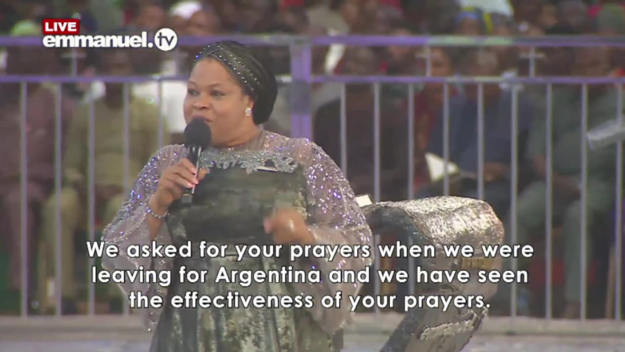 Pastor Evelyn Joshua Thanksgiving After Argentina Crusade