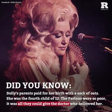 DYK: Dolly Parton's Birth Was Paid for With What?!