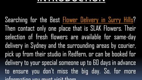 One of the Best Flower Delivery in Surry Hills