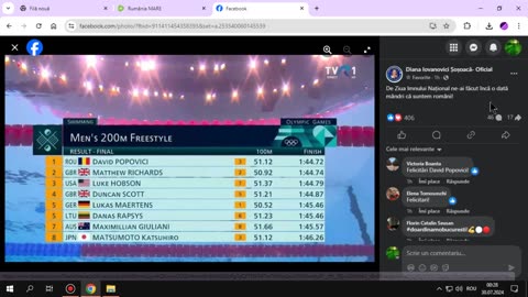 David Popovici - ÎNVINGĂTOR!
