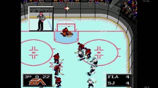 NHL '94 Franchise Mode 1991 Regular Season G51 - DPS (FLA) at Len the Lengend (SJ)