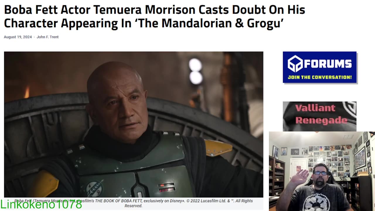 Temuera Morrison having doubts if he'll be in the Mandalorian And Grogu film