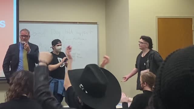 INSANE Leftists Scream During University Of North Texas Conservative Student Meeting