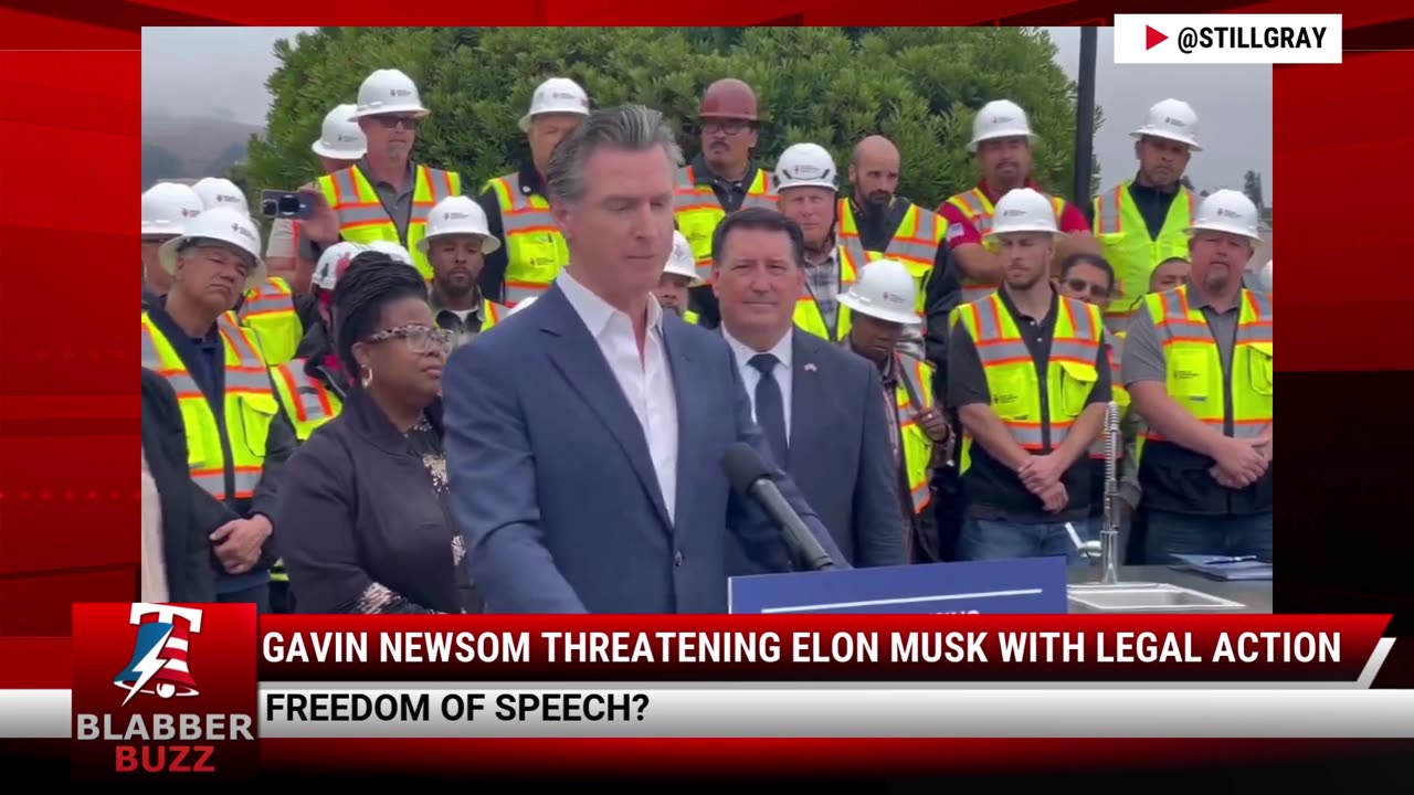 Gavin Newsom Threatening Elon Musk With Legal Action