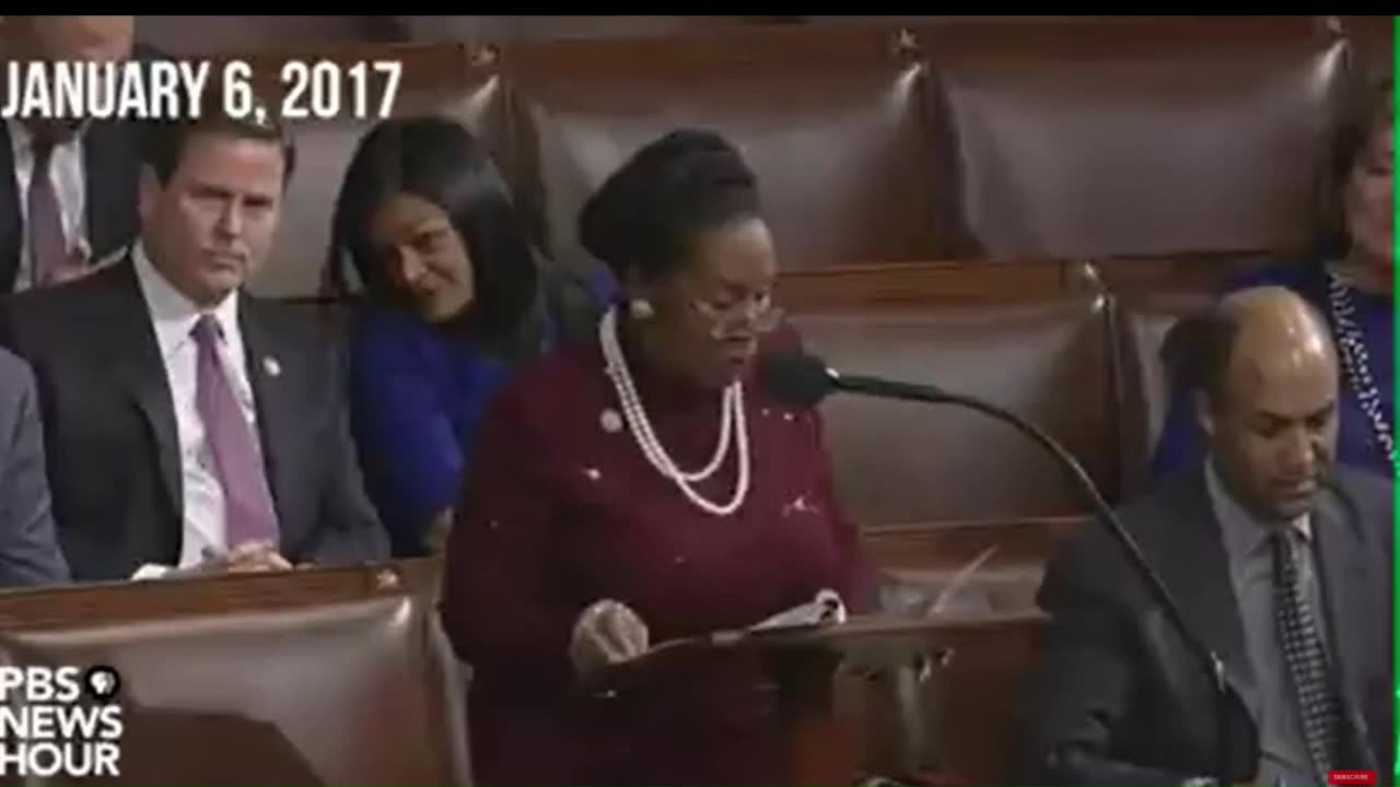 Democrats Objecting to 2017 Electoral Vote Certification!