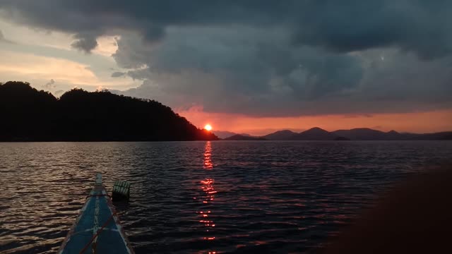 Sunset in Coron Palawan