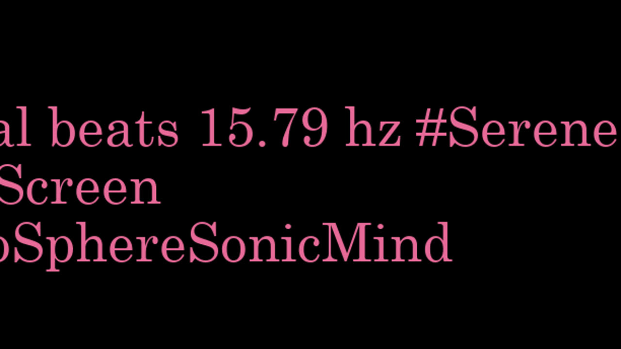 binaural_beats_15.79hz_BinauralSonicMeditation BinauralZenScape BinauralStressBuster