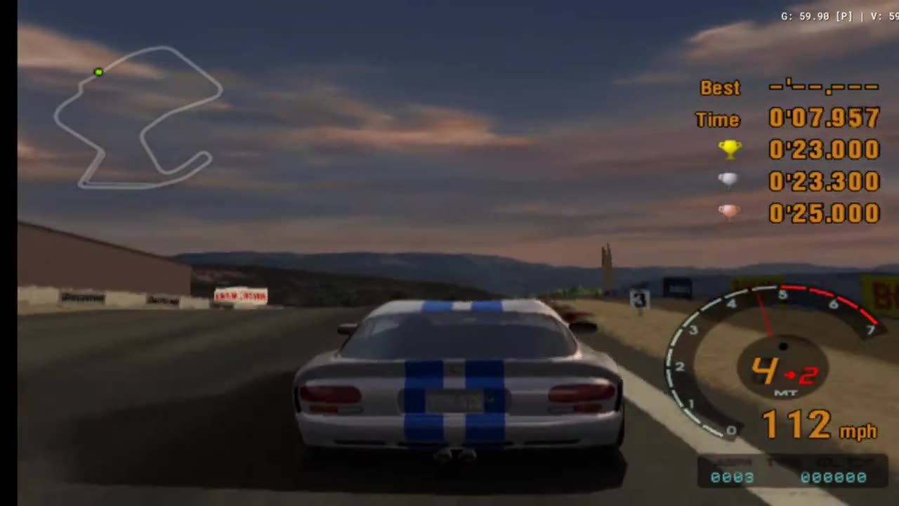 Gran Turismo 3 - License Test IA-5 Retry(AetherSX2 HD)