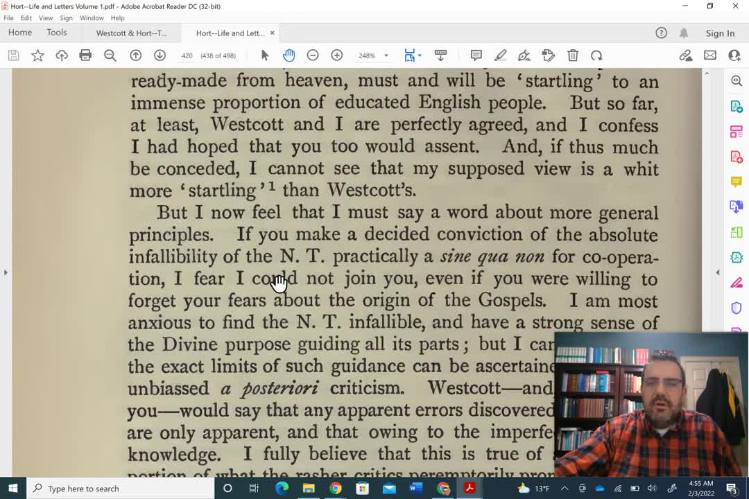 Pilfering The Paper Pope: Assessing The Attitude of Westcott & Hort Toward The Reformation Text