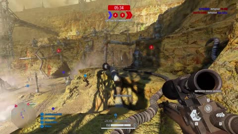 Star Wars Battlefront II: Instant Action Mission (Attack) Rebel Alliance Kessel Gameplay