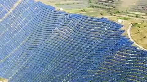 Solar Mountain by China 😮 #technology