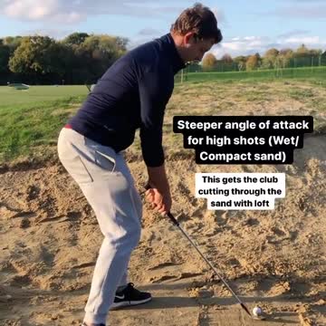 Bunker shots high and low