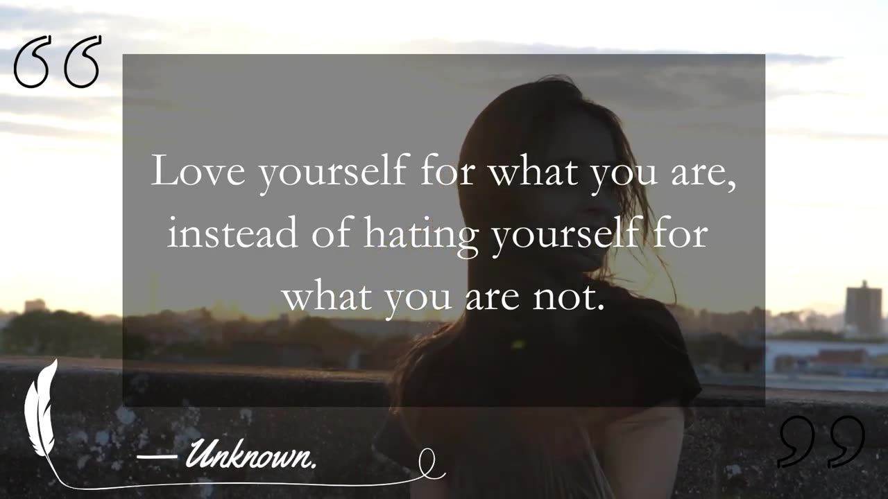Love Yourself Quotes (With Audio).