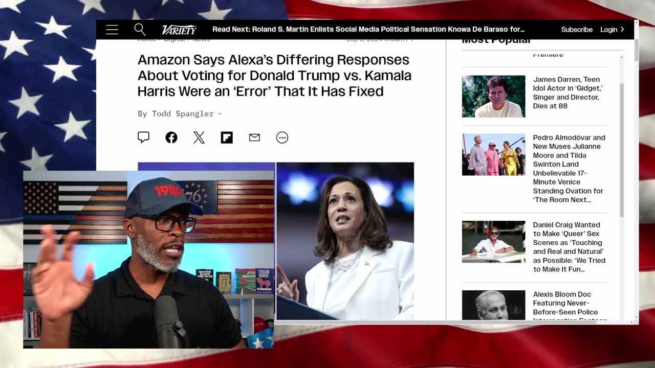 Amazon Alexa promotes Kamala Harris , won't discuss Trump