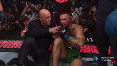 Coner Mcgregor broke his leg UFC