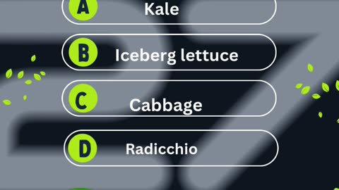 keto vegetarian produce quiz