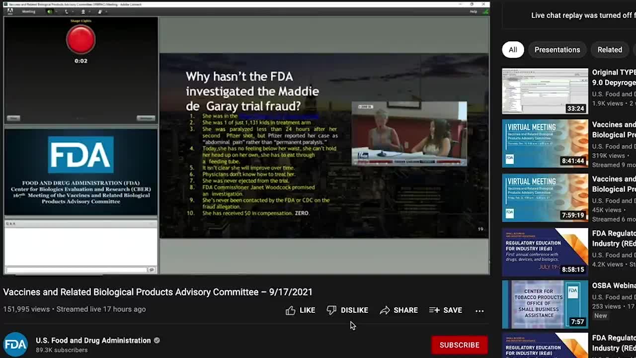 FDA: "We Are Killing More People Than We Are Saving With The Shots"
