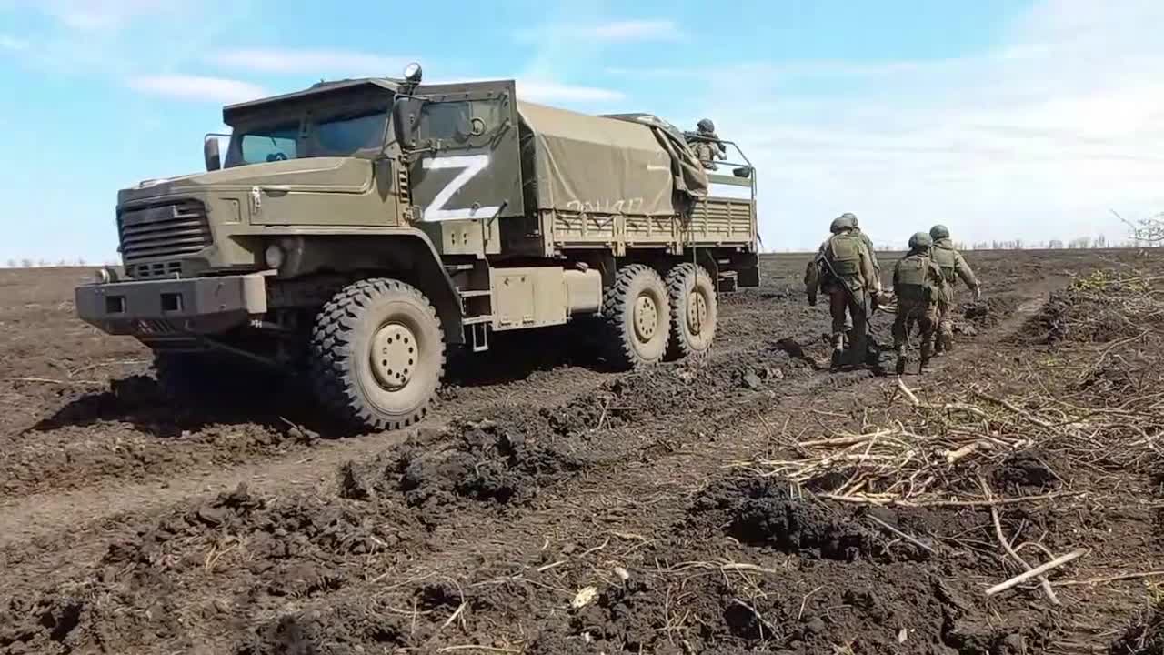 Ukraine War - Funeral team collecting in the fields the corpses of dead AFU soldiers