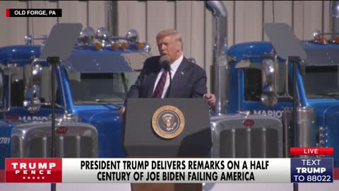 “Under my administration, we ENDED the War on American Energy.”