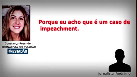 Constança Rezende, Ela é filha de Chico Otavio, profissional do "O Globo". Querem derrubar o Governo, com chantagens, desinformações e vazamentos.