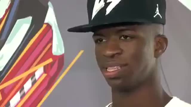 Vinicius Jr on Messi