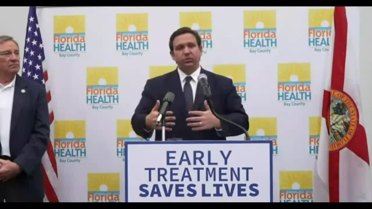 Ron DeSantis: "Every Single State Has Higher Cases Than Last Year" | Monoclonal Antibodies