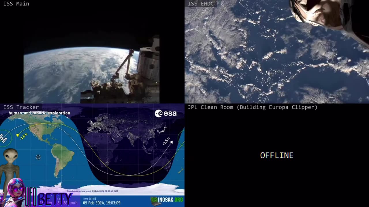 ISS Astronauts talk about “free flying ships” during live feed. Code for UFO??