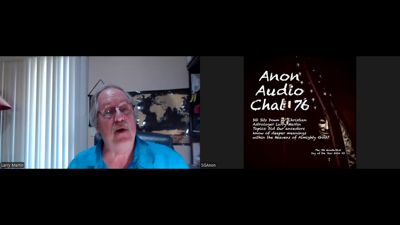 (7/31/2024) | SG Sits Down w/ Christian Astrologer Larry Martin: 10 Days Darkness from 11.5-11.15 2024