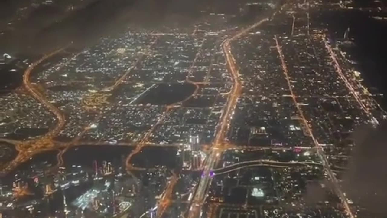 Dubai night view