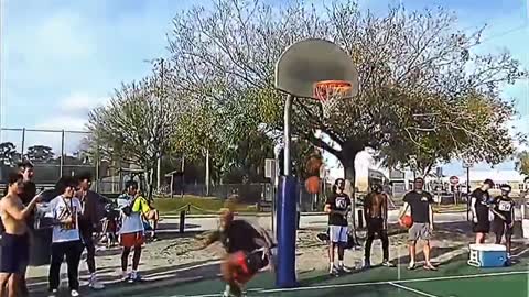 I like to play street basketball