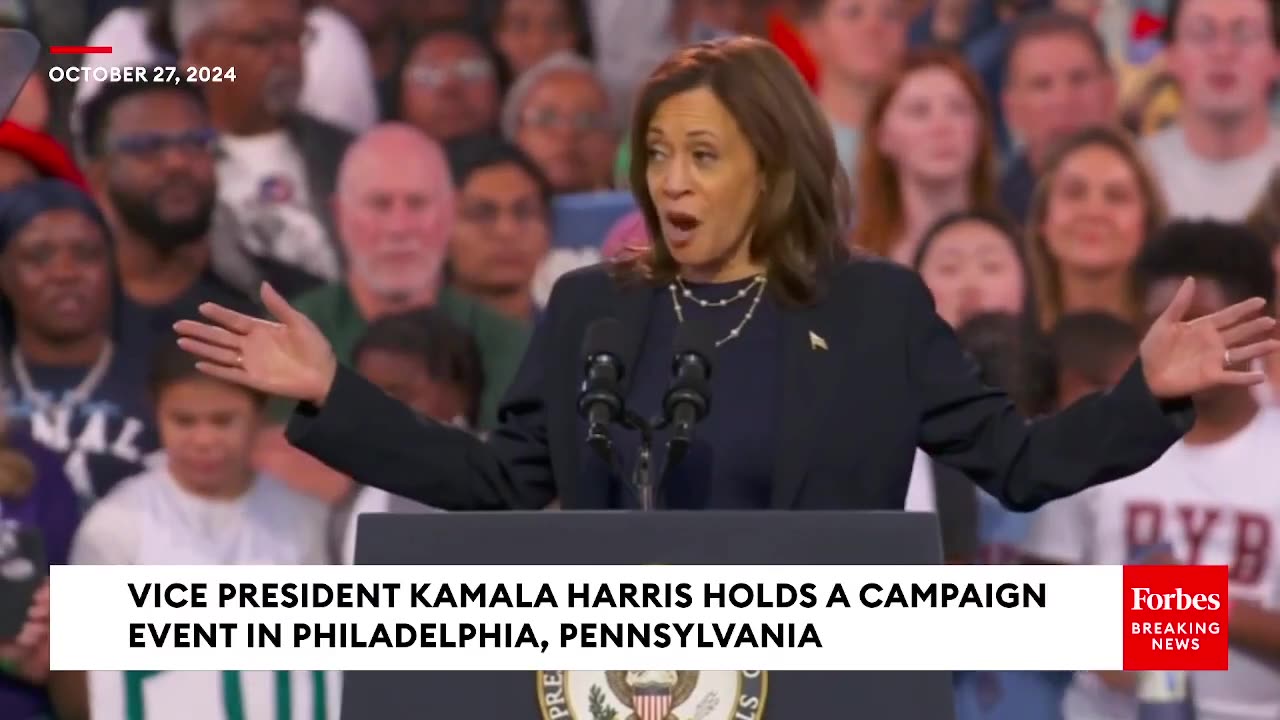 'Hold On A Second'- Vice President Kamala Harris Responds To Gaza Protestor At Philadelphia Rally