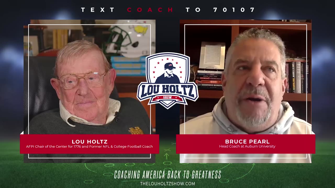 The Lou Holtz Show with Coach Bruce Pearl Promo #viralvideo #auburn