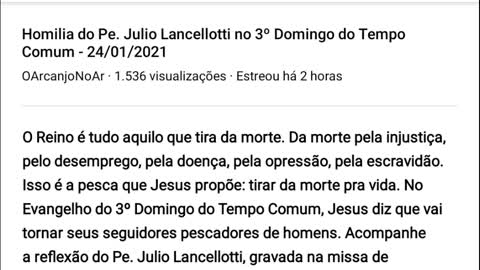 Padre Lancelotti, Um santo vivo, fará milagres...