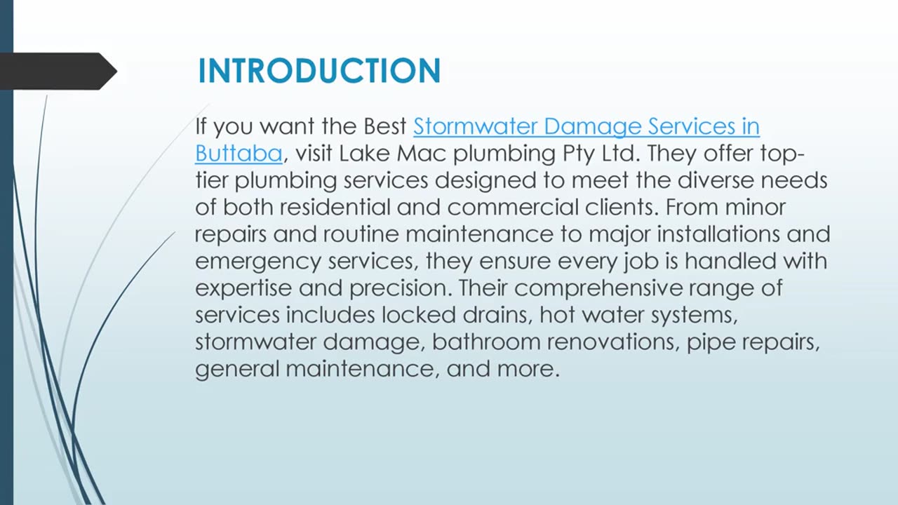 Best Stormwater Damage Services in Buttaba