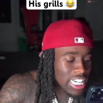 Kai Cenat Calls Dennis Duke to Show Off New Grills! #Kae Cenat #Duke Dennis