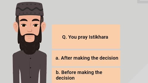 Q. You pray Istikhara | #hadith #islam #muslim |