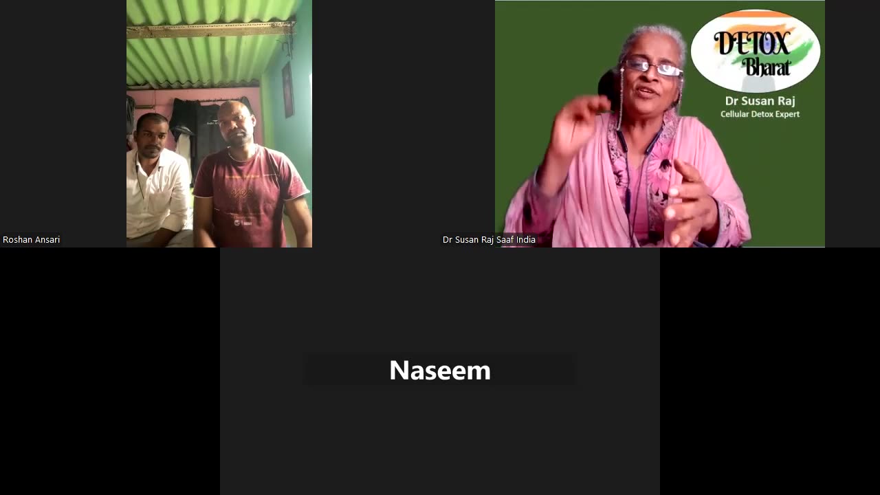 Ahemad Naseem with Dr Susan Raj Health consultancy
