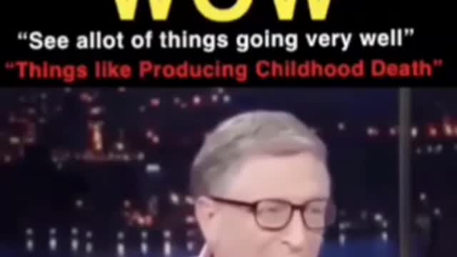 Bill Gates - producing childhood death
