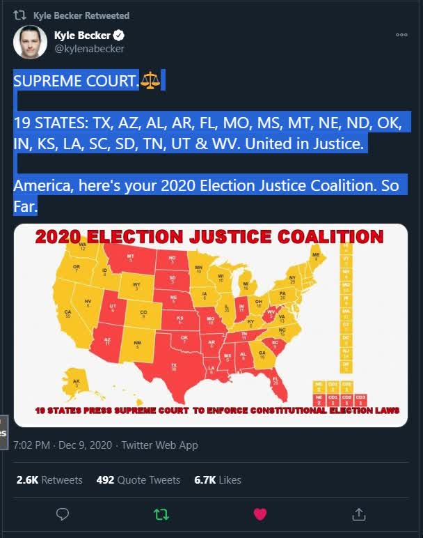 Dark Angel News / Opinion: 19 States Join TX in Law Suit Sent To Supreme Court. Vid3