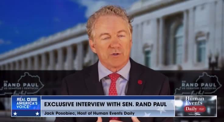 Sen. Rand Paul tells Jack Posobiec about gain of function research